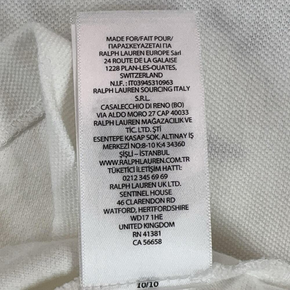 PRL Côte d'Azur Graphic Polo Shirt 2XL White Classic Fit Polo Ralph Lauren - Picture 13 of 13
